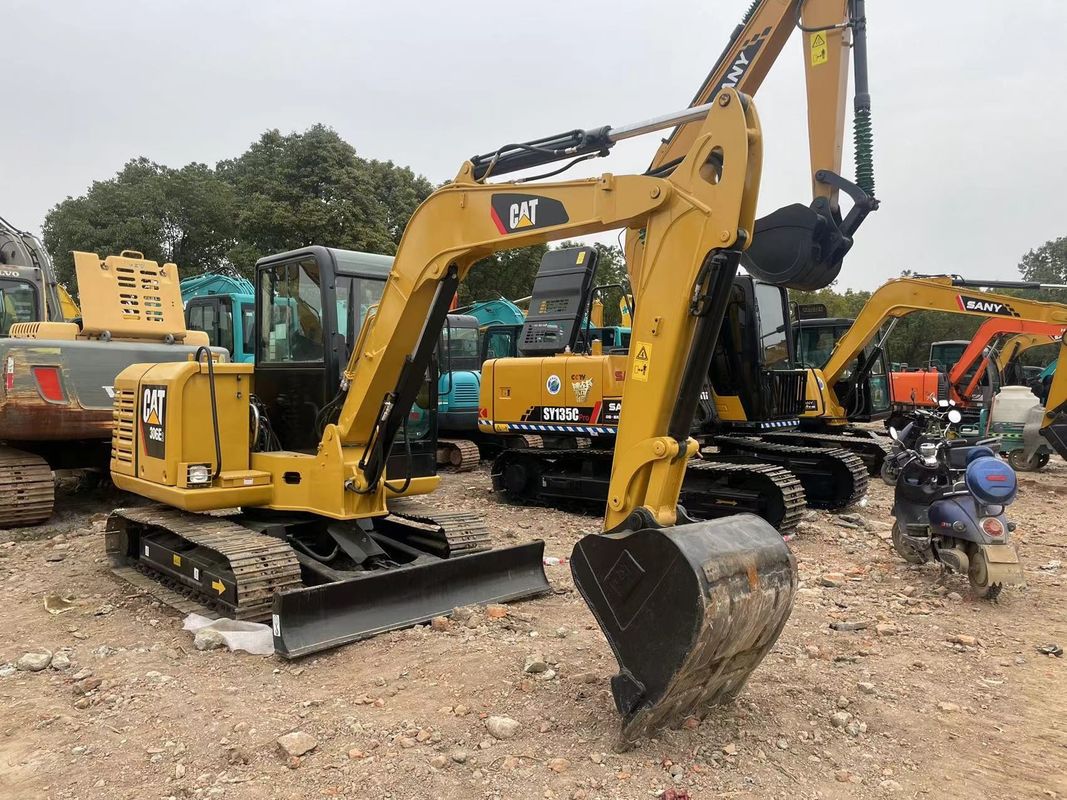 مینی حفاری استفاده شده CAT306E حفاری استفاده شده ماشین آلات 6ton گربه حفاری استفاده شده چین مینی حفاری
