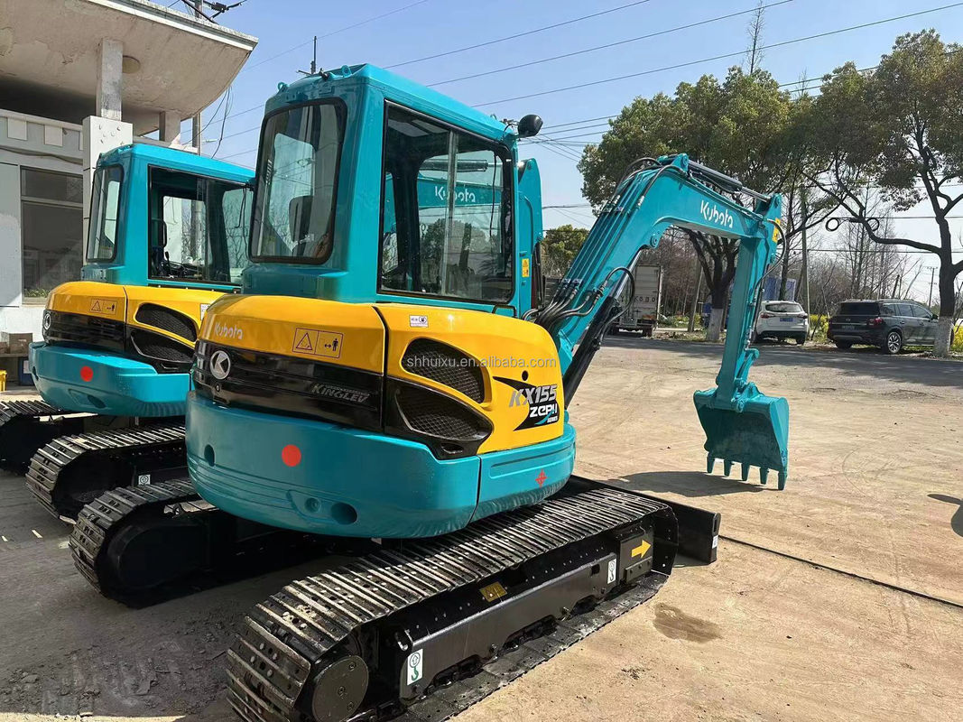 کیفیت بالا دست دوم کاوشگر هیدرولیک Excavator Kubota U-155 استفاده شده کاوشگر کوچک Kubota U-155 ژاپن