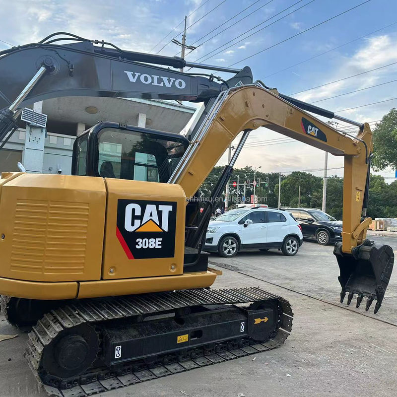 حفاری استفاده شده CAT 308E حفاری های دست دوم حفاری ماشین آلات استفاده شده 8 تن حفاری استفاده شده هیدرولیک خزنده حفاری استفاده شده فروش برای