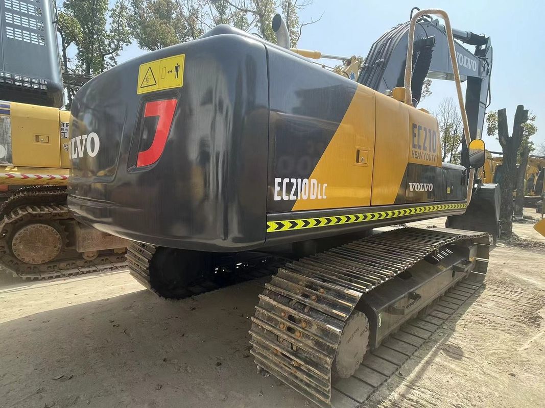 21000 کیلوگرم حفاری هیدرولیک استفاده شده استفاده شده ولوو Ec210 1.1m3 ظرفیت سطل