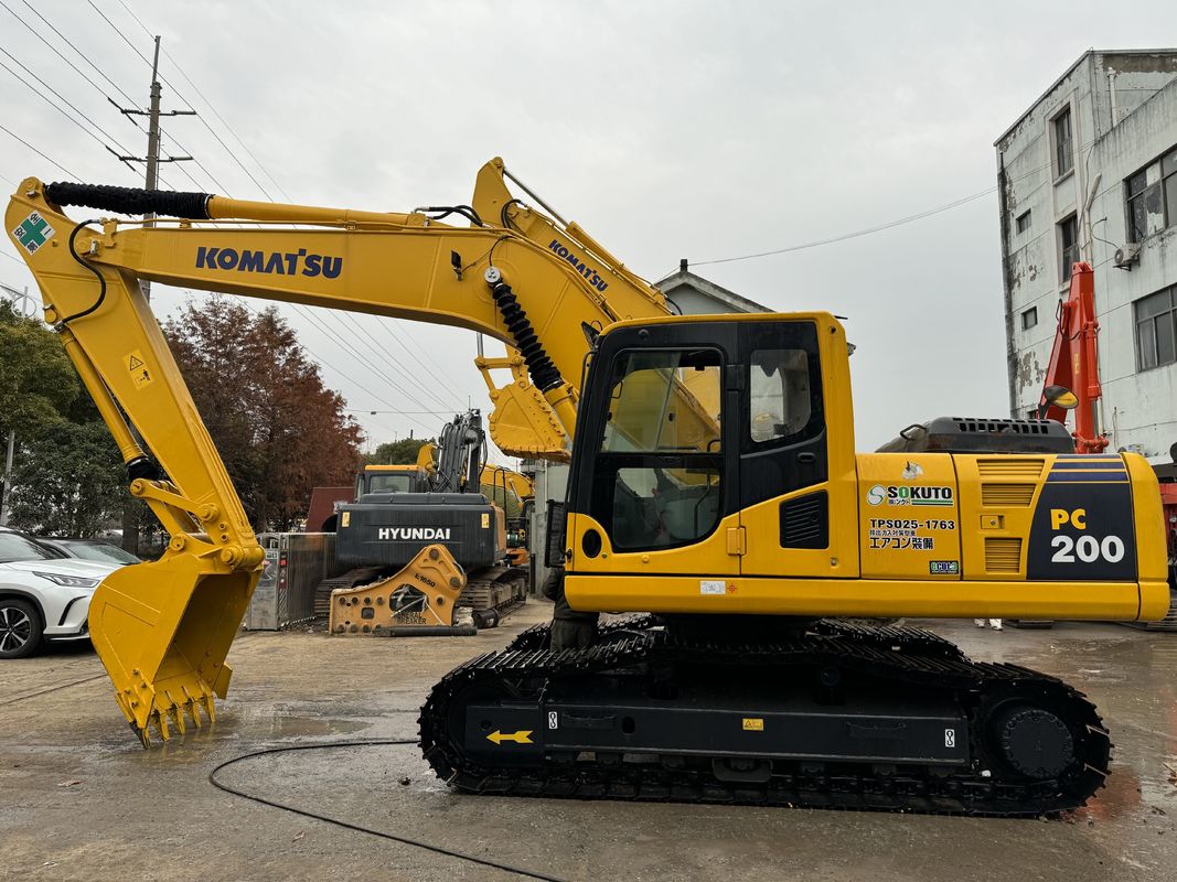 ماشین حفاری ژاپنی استفاده شده komatsu pc200 حفاری استفاده شده حفاری pc220 ژاپن تجهیزات ساختمانی اصلی