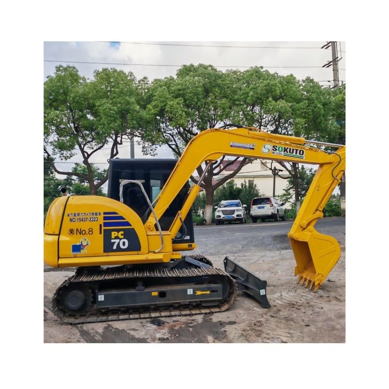 حفاری استفاده شده KomatsoPC70-8 ماشین/ دست دوم نوع خزنده KomatsoPC70-8 200-8 130 ژاپن ماشین آلات ساختمانی