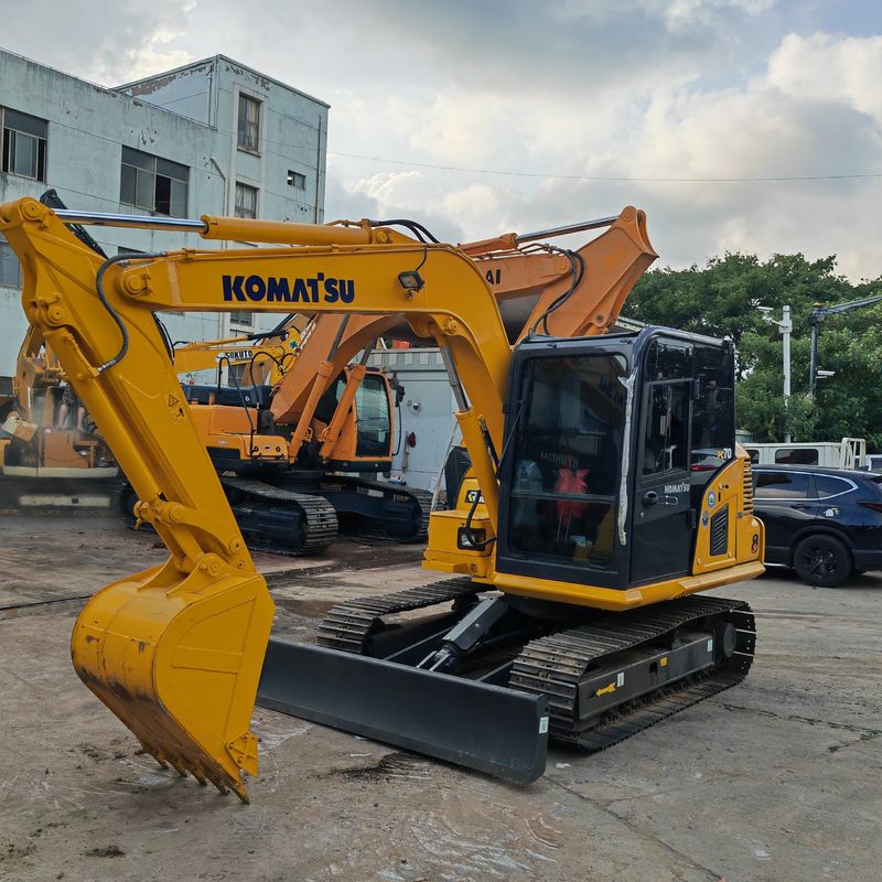 حفاری استفاده شده KomatsoPC70-8 ماشین/ دست دوم نوع خزنده KomatsoPC70-8 200-8 130 ژاپن ماشین آلات ساختمانی