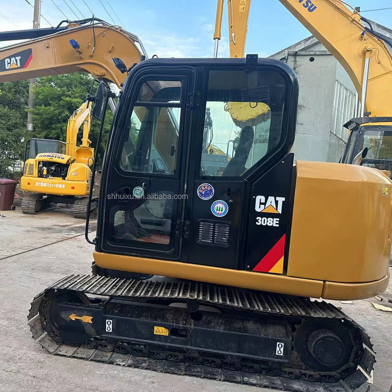 کاوشگر استفاده شده CAT 308E 307E 306E 305E، Cat 306 E 306D 307D 308 خط قطع کننده،کاوشگر کوچک CAT 306E2 با دوزر