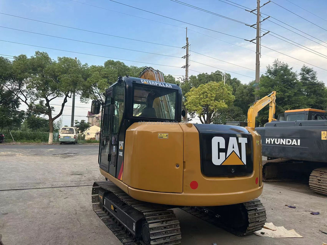 کاوشگر استفاده شده CAT 308E 307E 306E 305E، Cat 306 E 306D 307D 308 خط قطع کننده،کاوشگر کوچک CAT 306E2 با دوزر