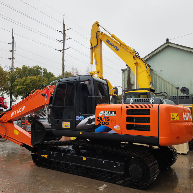 حفاری هایتاشی Hitachi ZX200 حفاری دست دوم ساخت و ساز زمین ساز ماشین آلات قیمت پایین حفاری دست دوم