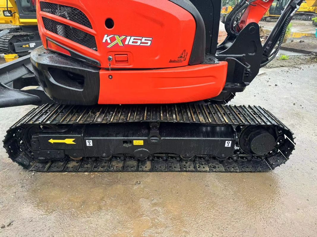 قیمت پایین حفاری استفاده شده 6.5 تن هیدرولیک KUBOTA KX165 حفاری دست دوم KUBOTA165 حفاری های اصلی ژاپن برای فروش