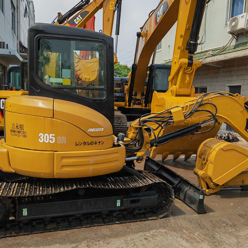 5 تن استفاده شده Cat 305sr استفاده شده Mini Crawler Excavator دست دوم Mini Excavator