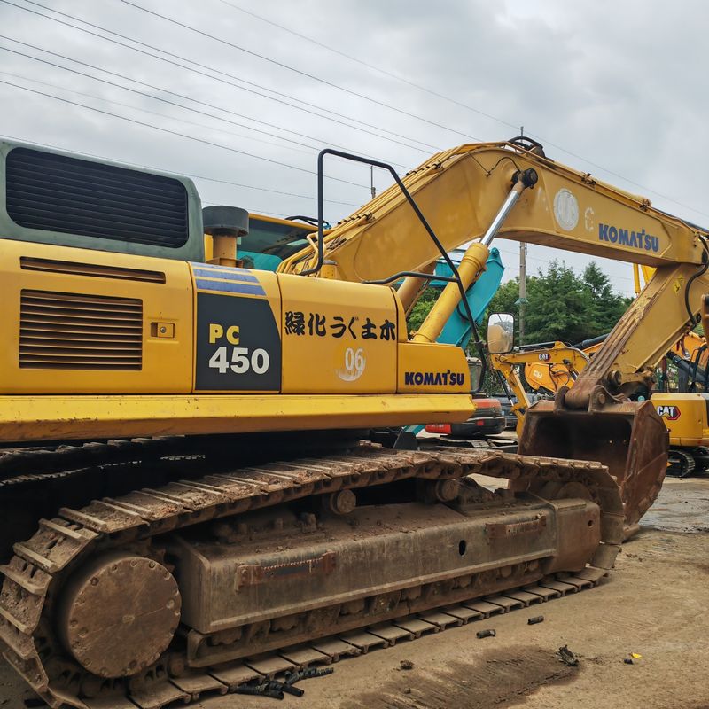 رنگ اصلی دست دوم استفاده شده حفاری komatsu PC450/ماشین حفاری استفاده شده حفاری حالت اصلی ماشین