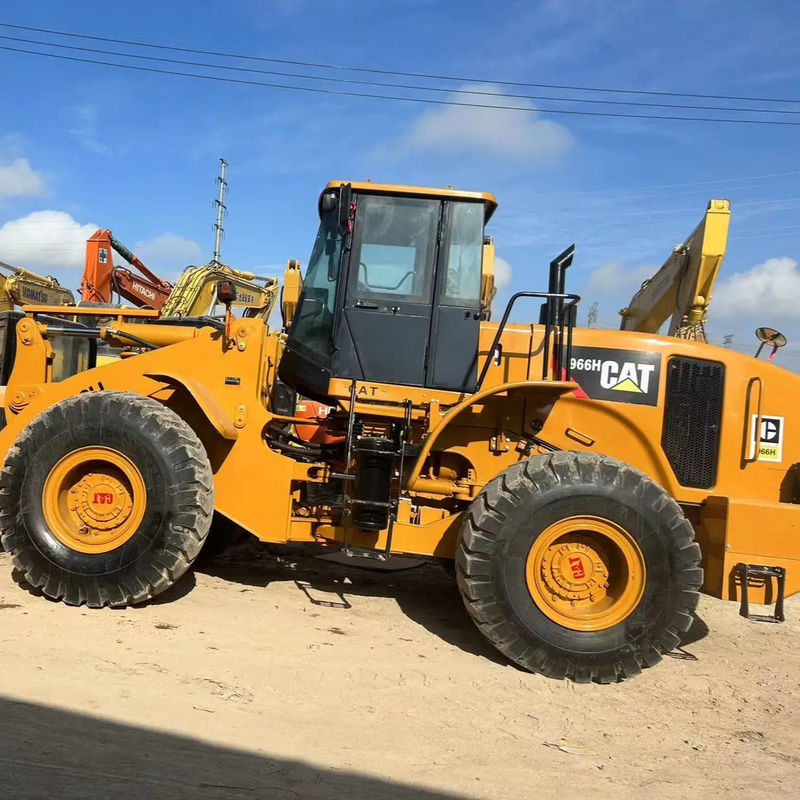 بارگذاری 6 تن استفاده شده CAT966H استفاده شده Caterpillar 966 چرخ بارگذاری شده تراکتور حفاری استفاده شده