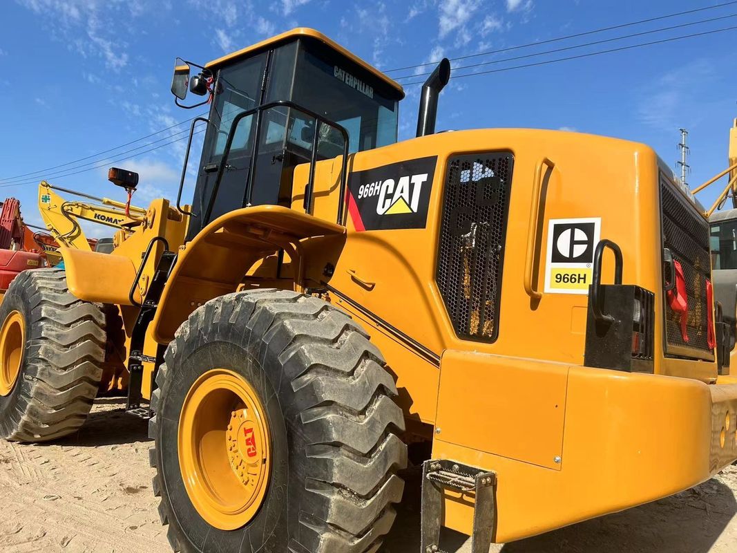 بارگذاری 6 تن استفاده شده CAT966H استفاده شده Caterpillar 966 چرخ بارگذاری شده تراکتور حفاری استفاده شده