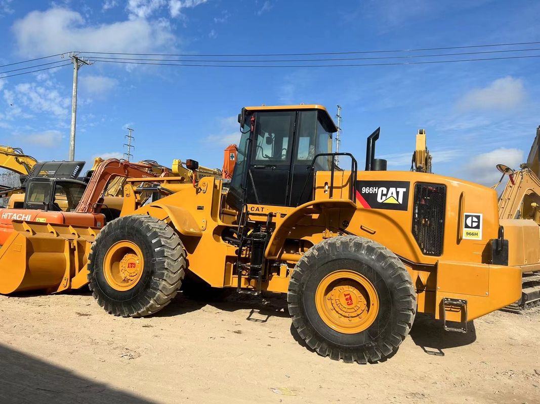 بارگذاری 6 تن استفاده شده CAT966H استفاده شده Caterpillar 966 چرخ بارگذاری شده تراکتور حفاری استفاده شده