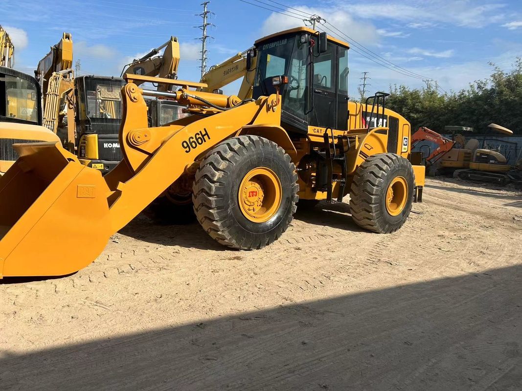 بارگذاری 6 تن استفاده شده CAT966H استفاده شده Caterpillar 966 چرخ بارگذاری شده تراکتور حفاری استفاده شده