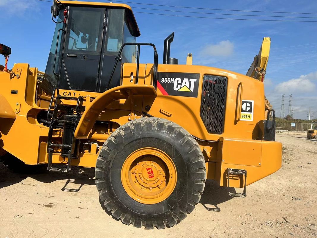 بارگذاری 6 تن استفاده شده CAT966H استفاده شده Caterpillar 966 چرخ بارگذاری شده تراکتور حفاری استفاده شده