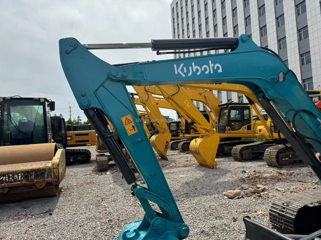 5.5 تن مینی حفاری استفاده شده Kubota Kx155 اصلی ژاپن Crawler Digger