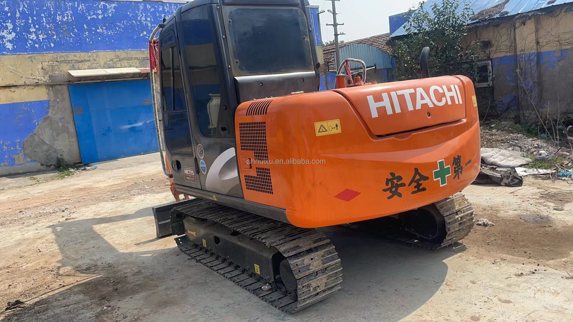 6000KG Zx60 استفاده شده Hitachi Excavator رنگ اصلی استفاده شده Hitachi Mini Excavator