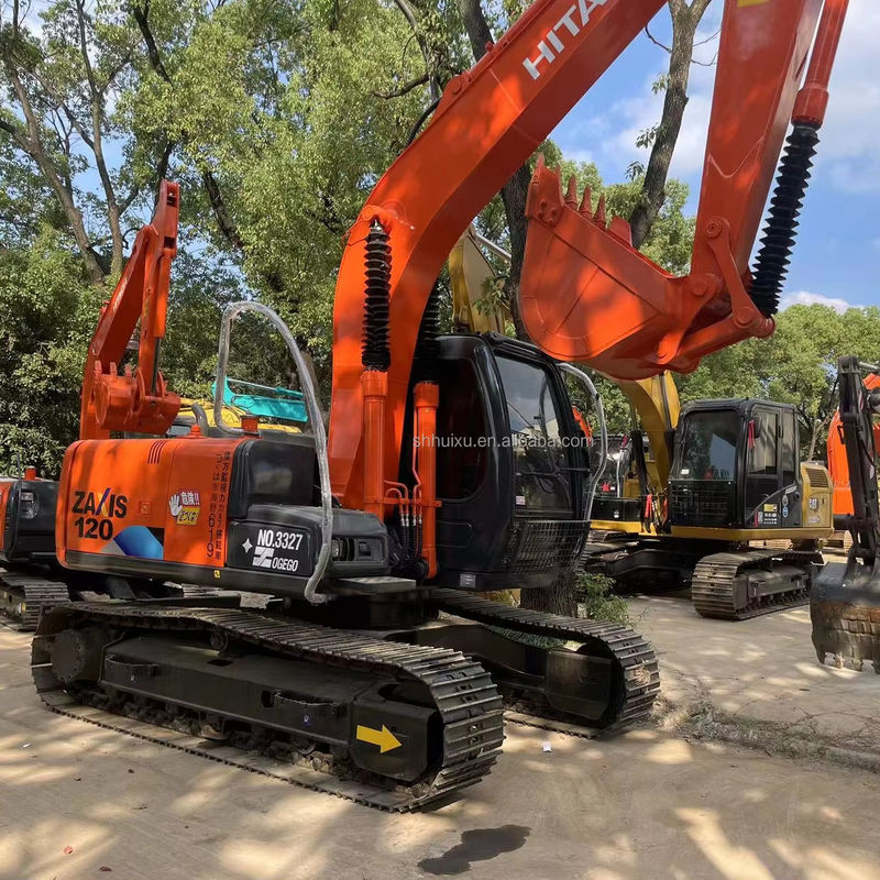 حفاری استفاده شده ژاپن برند Hitachi Zx120 Hitachi Zx130 12.2 تن 0.52m3 ظرفیت سطل