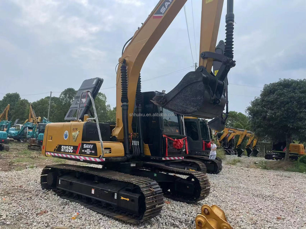 رنگ اصلی استفاده شده Sany Excavator Sany 135 13 Ton 13000KG SANY 135C