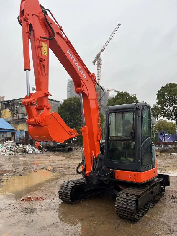 5500kg مینی حفاری استفاده شده Hitachi Zx50u حفاری دست دوم رنگ اصلی