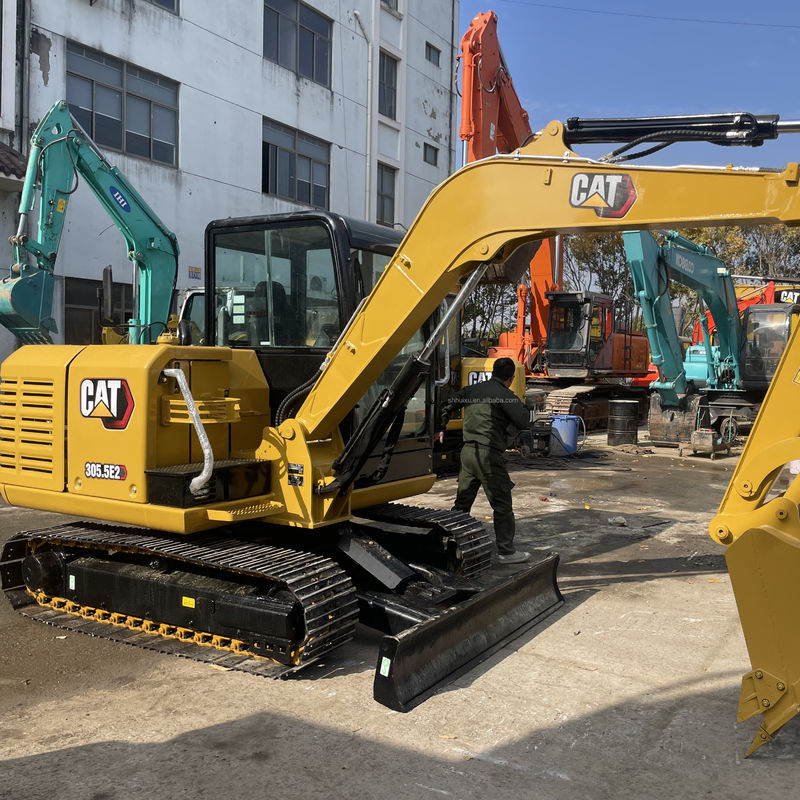 تجربه فوق العاده ارزش استفاده شده CAT 305.5 حفاری CAT 305.5E2 307d 306 308c مینی حفاری برای فروش