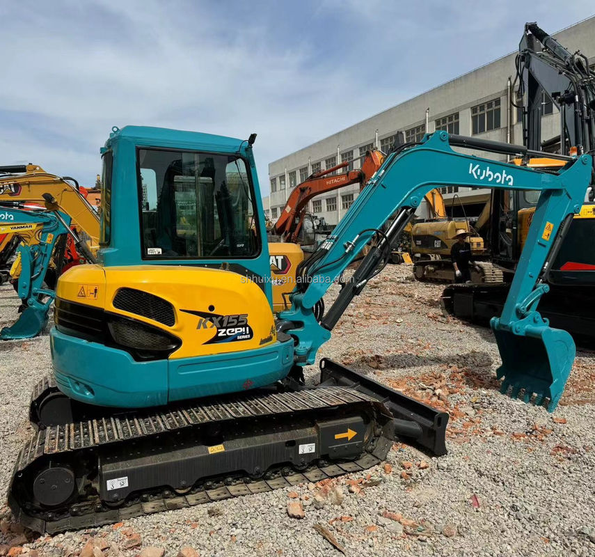 مینی استفاده شده کاوشگر کاوشگر Kubota 155 دست دوم کاوشگر ساعات کاری کم
