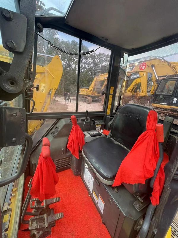 حفاری کوچک استفاده شده Komatsu PC55MR حفاری های کوچک استفاده شده Komatsu 5T ماشین آلات ماشین آلات خانگی تمیز کردن چینل ها