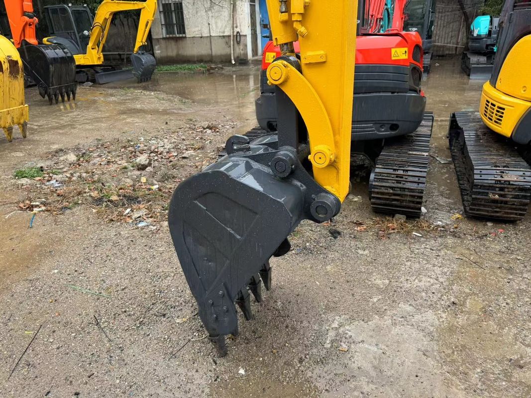 حفاری کوچک استفاده شده Komatsu PC55MR حفاری های کوچک استفاده شده Komatsu 5T ماشین آلات ماشین آلات خانگی تمیز کردن چینل ها