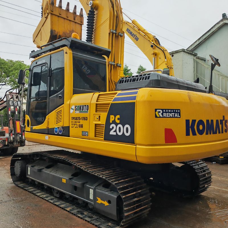 جدید 90 درصد استفاده شده کاوشگر خزنده Komatsu pc200-8 قیمت کارخانه در سهام بهترین کیفیت ماشین آلات ساخت و ساز دست دوم