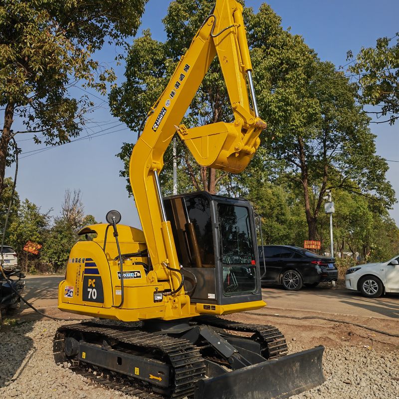 ساعات کار کم استفاده شده حفاری komatsu pc70-8/قوه بالا استفاده شده حفاری Komatsu pc70-8