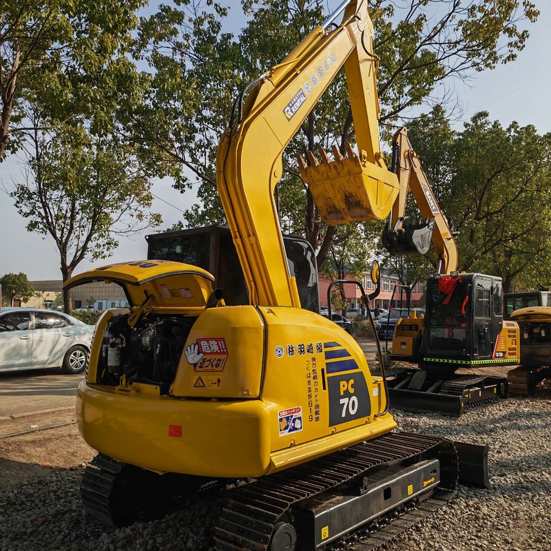 ساعات کار کم استفاده شده حفاری komatsu pc70-8/قوه بالا استفاده شده حفاری Komatsu pc70-8