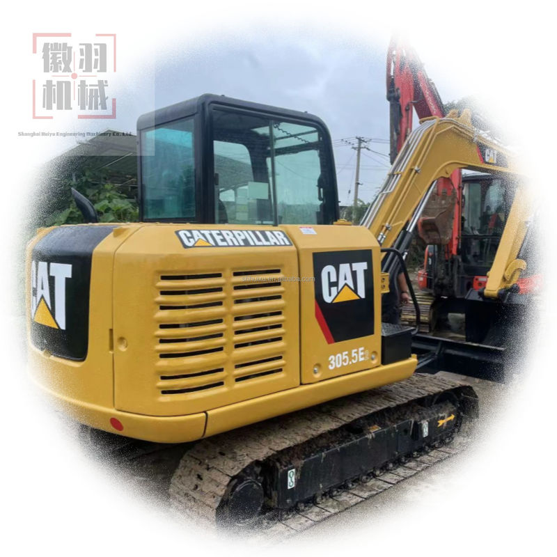 مدل جدید ماشین حفاری استفاده شده CAT 305.5 CAT 305.5E2 ماشین حفاری کوچک برای فروش