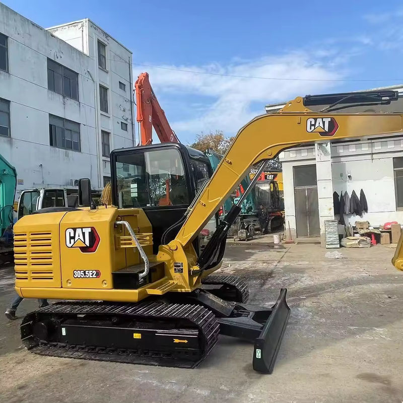 ساعت کم استفاده شده Caterpillar Cat 305.5E استفاده شده 303 8tons 220 210dl Cat 306E مینی استفاده شده حفاری