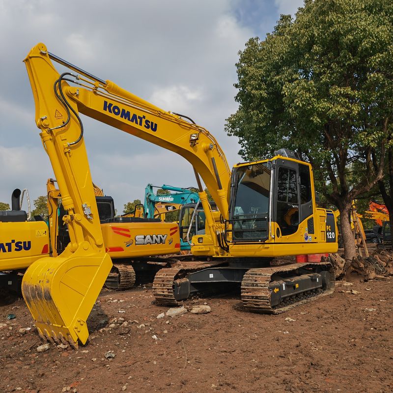 رنگ اصلی استفاده شده komatsu حفاری komatsu pc120/دست دوم قیمت پایین حفاری komatsu pc120