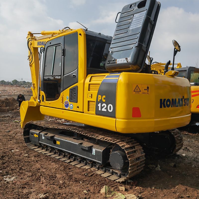 رنگ اصلی استفاده شده komatsu حفاری komatsu pc120/دست دوم قیمت پایین حفاری komatsu pc120