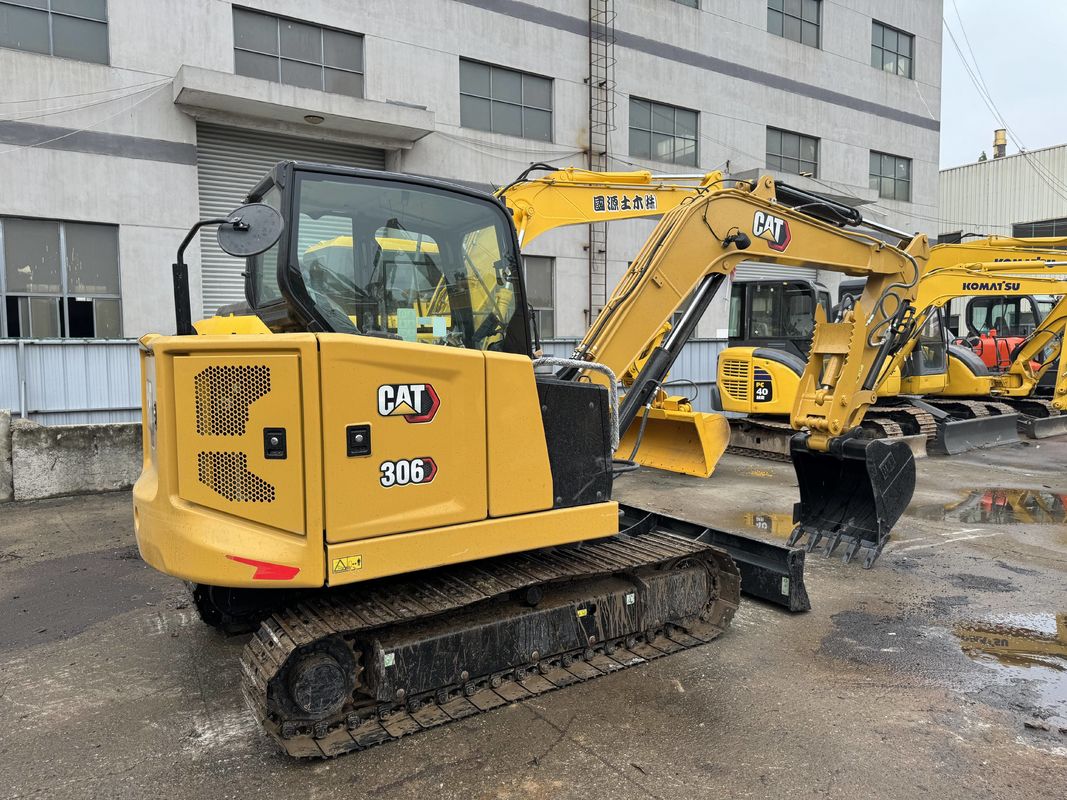 حفاری ماشین استفاده شده Caterpillar cat306 307.5 308 دست دوم ژاپن موتور cat306 گواهینامه EPA