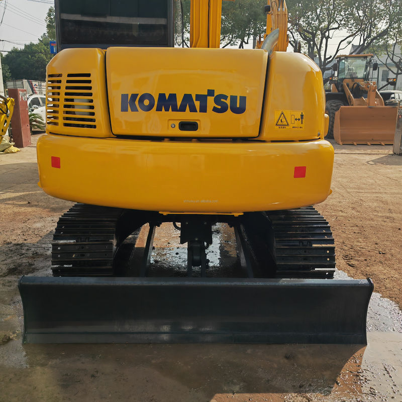 7 تن استفاده شده Komatsu Pc70 8 دست دوم Pc70 8 Komatsu 7000KG 0.3m3 ظرفیت سطل