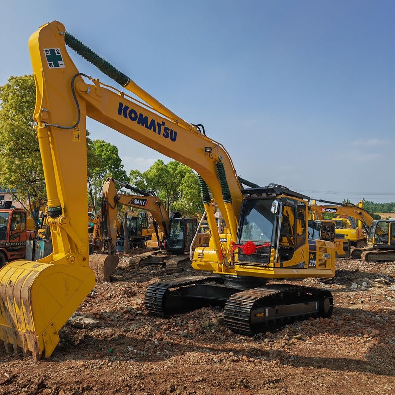 22 تن حفاری استفاده شده Komatsu Pc220 8 دست دوم رنگ اصلی