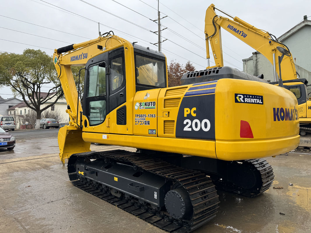 20 تن حفاری دست دوم کاماتسو PC200 Excavator Crawler Type