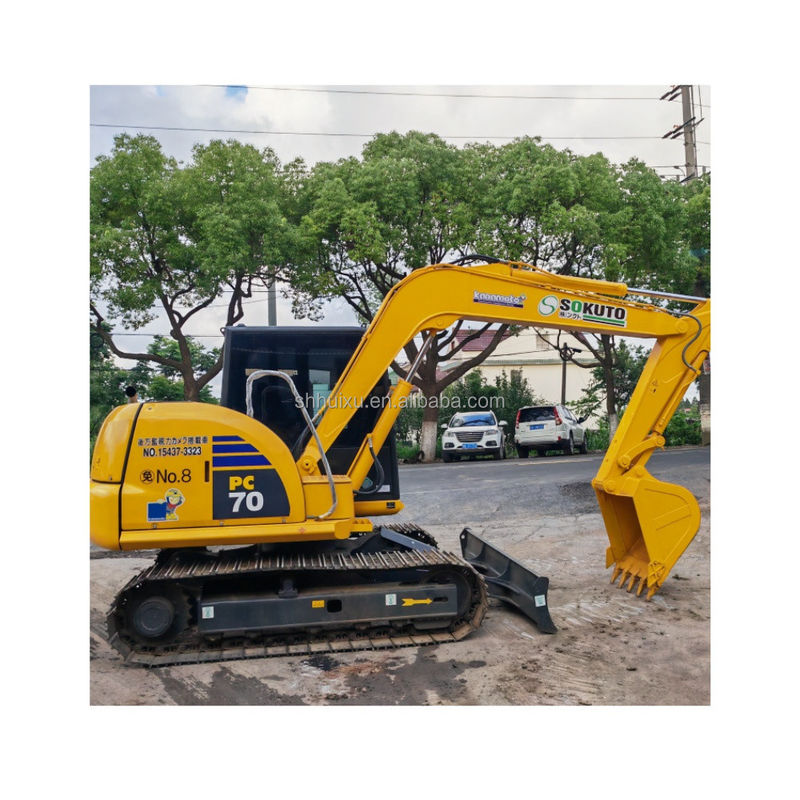مارک ژاپن Komatsu PC70 PC78 PC60 PC55 دست دوم 6.5 تن