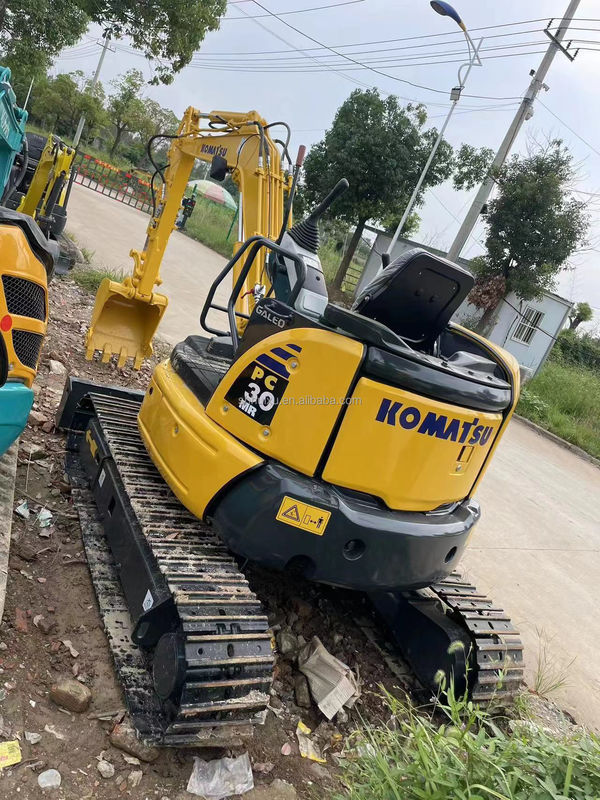 مینی حفاری 3 تن 4 تن استفاده شده Komatsu Pc30 Pc35 Pc40