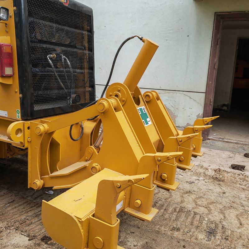 ماشین حفاری استفاده شده زمین تراش Caterpillar CAT140K ماشین جاده ای دست دوم موتور تراکتور ژاپن در وضعیت خوب