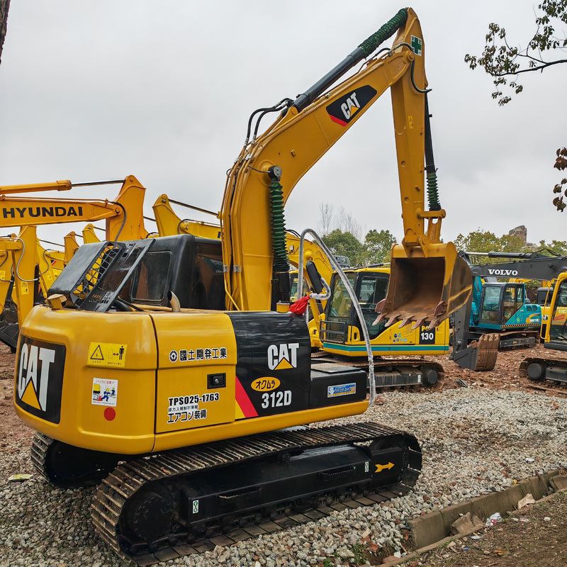 گواهینامه EPA ژاپن استفاده شده ماشین حفاری کوچک Caterpillar CAT312D 320D 330D ماشین حفاری دست دوم