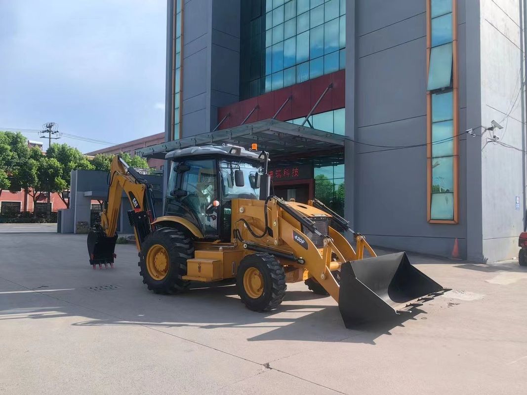 ماشین حفاری استفاده شده کاترپیلر CAT420F ماشین نقاش جاده/ دست دوم ژاپن تراکتور ماشین آلات جاده ای موتور در وضعیت خوب