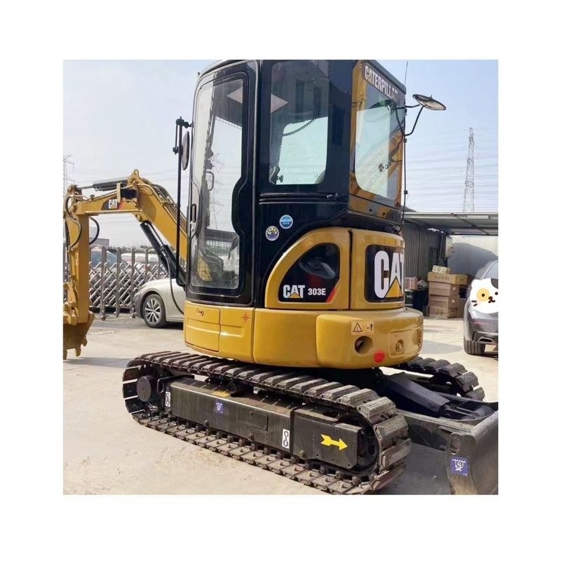 ماشین حفاری گربه استفاده شده CAT 303E ماشین حفاری خزنده ماشین حفاری کوچک/CAT303E ماشین آلات خانگی مزرعه ماشین حفاری کوچک دست دوم