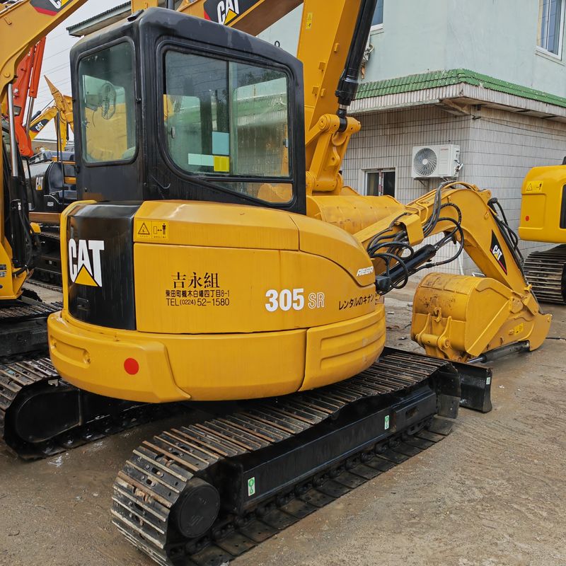 حفاری های استفاده شده CAT CAT 305.5SR حفاری های خزنده CAT 305.5SR / ماشین آلات ساختمانی مهندسی استفاده شده CAT305SR حفاری 5T