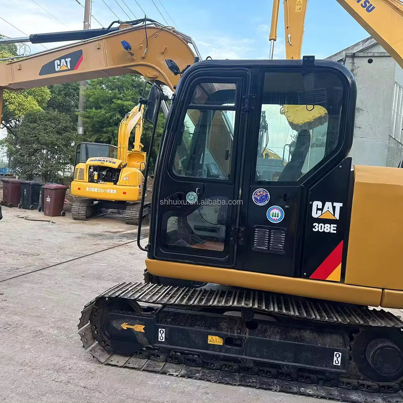 ماشین حفاری ژاپنی دست دوم cat 308e با موتور EPA ماشین آلات ساختمانی cat 308e مورد استفاده برای فروش