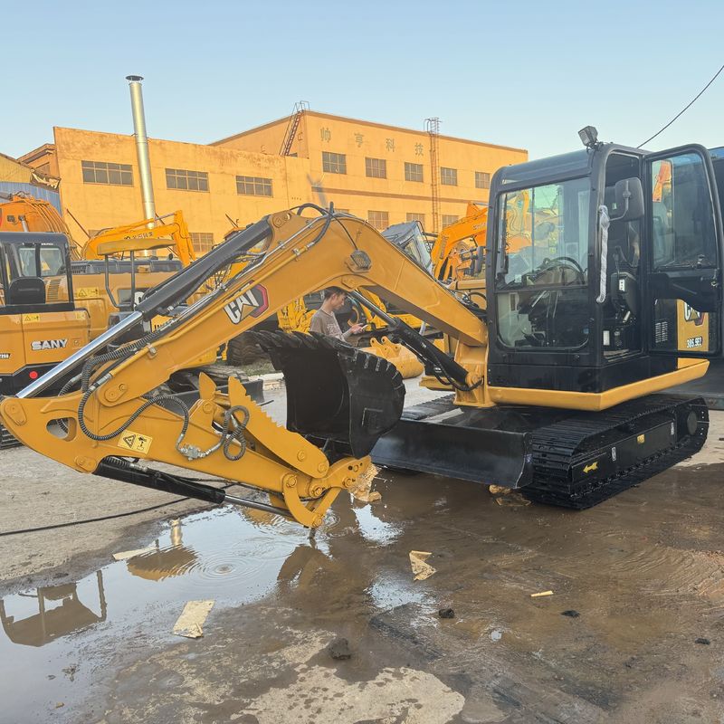 مطابق با استانداردهای انتشار گازهای گلخانه ای اتحادیه اروپا استفاده شده حفاری حفاری CAT 305.5E2 دارای گواهینامه EPA و CE بهترین کیفیت بهترین قیمت