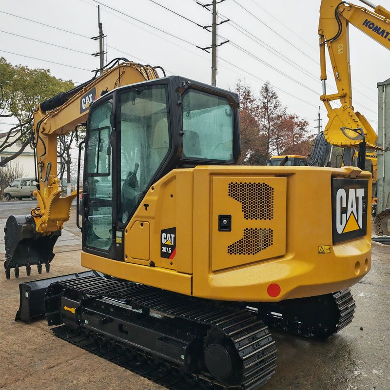 کاوشگر زباله ای CE/EPA 7 تن ماشین کوچک استفاده شده کاوشگر کوچک CAT 307.5 برای فروش 306 307.5 308 در وضعیت خوب