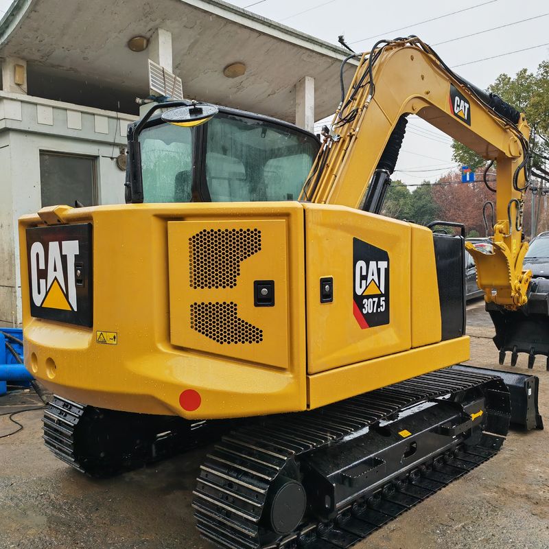 کاوشگر زباله ای CE/EPA 7 تن ماشین کوچک استفاده شده کاوشگر کوچک CAT 307.5 برای فروش 306 307.5 308 در وضعیت خوب