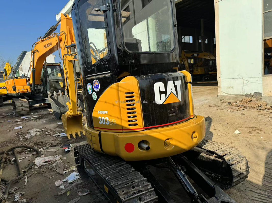 تقريباً جديد ژاپن استفاده شده 3 تن ميني حفاری CAT303CR استفاده شده خزنده ژاپني استفاده شده قیمت حفاری برای فروش